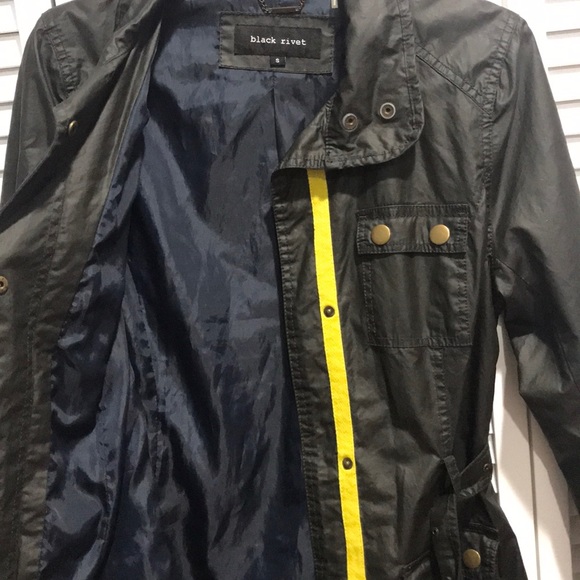 Black Rivet Stylish Jacket - Picture 5 of 7